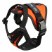 Julius-K9 IDC Longwalk Light postroj UV Orange - ľahký trekingový postroj pre psov, s vreckom na GPS, oranžový - XS