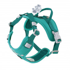 Hurtta Weekend Warrior Harness II ECO Peacock - postroj pre aktívnych psov - 40-50