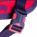 Julius-K9 Street Harness Dark Violet & Neon Raspberry - postroj pre psa, mestský postroj, fialovo-malinový - S