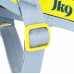Julius-K9 Street postroj Sky Grey & Neon Lime - postroj pre psa, mestský postroj, neónovo sivý - XS