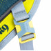Julius-K9 Street Harness Sky Grey & Neon Lime - postroj pre psa, mestský postroj, neónovo šedý - S