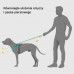 Julius-K9 Street Harness Sky Grey & Neon Lime - postroj pre psa, mestský postroj, neónovo šedý - S