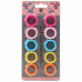 Vložky na prsty Jargem 10 ks. - vymeniteľné nožnicové krúžky, mix farieb, súprava
