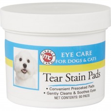 Miracle Care Tear Stain Pads 90 ks - tampóny na odstránenie zafarbenia a škvŕn pod očami, pre psov a mačky