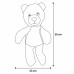 Flamingo Drala Bear Grey 29cm - medvedík pre psa, s pískadlom, sivý Flamingo Drala Bear Grey 29cm - medvedík pre psa, s pískadlom, sivý