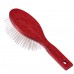 Blovi Red Wood Pin Brush - veľká, mäkká, drevená kefa s dlhým kovovým kolíkom 30 mm