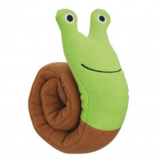 Record Sniffy Rolls Snail - senzorická hračka pre psov, plyšový slimák s pískadlom a priestorom na pamlsky
