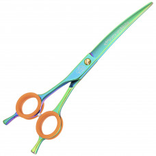P&W Hulk Lefty Curved Scissors - zakrivené nožnice na úpravu s mikrobrúsením, pre ľavákov - 6,75"