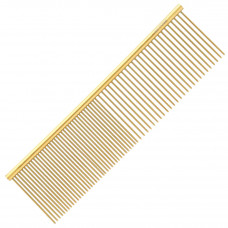 So Posh Metal Comb Magnifique 19cm - kovový hrebeň na starostlivosť, zlatý, zmiešané špendlíky 50/50