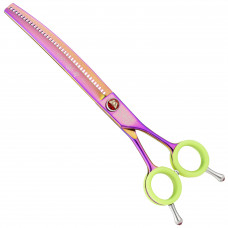 P&W ButterFly Curved Chunker Scissors 7,5" - zakrivené stenčovacie nožnice, 39 zubov