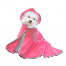 Show Tech Dry Dude Candy Pink - rýchloschnúci župan/uterák z mikrovlákna, Candy Pink - S