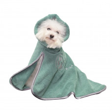 Show Tech Dry Dude Desert Sage - rýchloschnúci župan/uterák z mikrovlákna, zelený - L