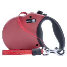 Alcott/Duncun Adventure Retractable Leash Red - reflexné navíjacie vodítko pre psa, červené - S