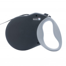 Alcott/Duncun Expedition Retractable Leash 7,5 m Black - dlhé navíjacie vodítko pre psa, čierne - S/M