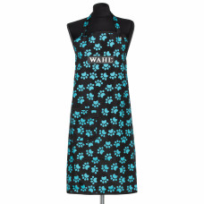 Zástera Wahl Paw Čierna a modrá - zástera na strihanie, čierna s modrými labkami