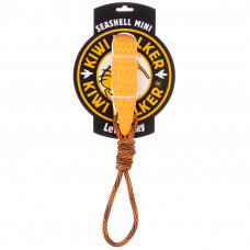 Kiwi Walker plávajúca hračka pre psov s mušľou Mini - malá TPR plávajúca hračka pre psov s mušľou - oranžová