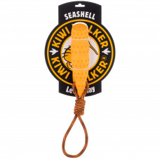 Kiwi Walker plávajúca hračka pre psov Seashell Maxi - veľká TPR plávajúca hračka pre psov Seashell - oranžová