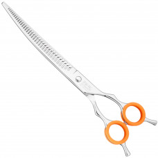 P&W AA Love Curved Chunkers 8,5" - zakrivené efilačné nožnice na strihanie, 35 hrubších zubov P&W AA Love Curved Chunkers 8,5" - zakrivené efilačné nožnice na strihanie, 35 hrubších zubov