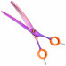 P&W ButterFly zakrivené editačné nožnice 7,5" - zakrivené editačné nožnice, 58 mikrobrúsených zubov