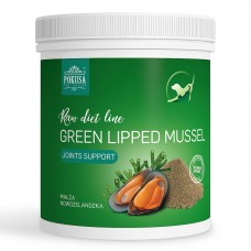 Pokusa Raw Diet Green Lipped Moussel 150g - prírodný prípravok z novozélandskej zelenej mušle, podporuje činnosť kĺbov