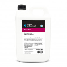 Groom Professional Berry Blast Shampoo - čistiaci šampón s extraktom z černíc a malín, pre všetky typy srsti, koncentrát 1:10 - 4 l Groom Professional Berry Blast Shampoo - čistiaci šampón s extraktom z černíc a malín, pre všetky typy srsti, koncentrát 1:10 - 4 l