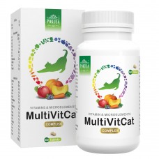 Pokusa MultiVit Cat 300tbl.- kompletná sada vitamínov, minerálov a aminokyselín pre mačky