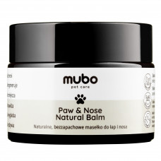 Mubo Paw & Nose Natural Balm Free Fragrance Free 50g - prírodné maslo na labky a nos, pre psy a mačky, bez vône 