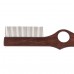 Blovi Brown Wood Comb 25cm - drevený hrebeň s otočnými zubami a otvorom na prst