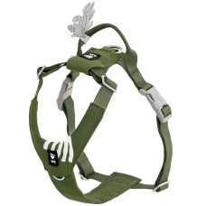 Hurtta Seeker Harness Forest - nastaviteľný postroj pre malé a stredné psy, zelený - 45-60 Hurtta Seeker Harness Forest - nastaviteľný postroj pre malé a stredné psy, zelený - 45-60