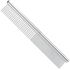 Blovi Basic Small Comb Comb 13 cm - kovový hrebeň pre psy a mačky, zmiešaný rozstup hrotov (50:50)