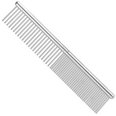 Blovi Basic Comb Comb 15 cm - kovový hrebeň pre psov, zmiešaný rozstup hrotov (50:50)