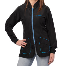 Blovi Athena blúzka s dlhým rukávom modrá - dámska blúzka s dlhým rukávom, čierna s modrými detailmi - M