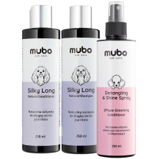 Mubo Silky Long Set - sada pre starostlivosť o dlhosrsté psy a mačky