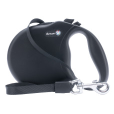 Alcott/Duncun Wanderer Retractable Leash 5m Black - samonavíjacie vodítko pre psa, čierne - M Alcott/Duncun Wanderer Retractable Leash 5m Black - samonavíjacie vodítko pre psa, čierne - M