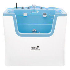 Blovi Professional Grooming SPA 110x68x95cm - ozónová vaňa s technológiou Milky SPA Micro Bubble a hydromasážou, biela a modrá