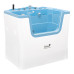 Blovi Professional Grooming SPA 110x68x95cm - ozónová vaňa s technológiou Milky SPA Micro Bubble a hydromasážou, biela a modrá Blovi Professional Grooming SPA 110x68x95cm - ozónová vaňa s technológiou Milky SPA Micro Bubble a hydromasážou, biela a modrá