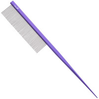 Blovi hrebeň na chvost potkana hustý 18 cm - kovový hrebeň s hrotom, s hustým rozstupom hrotov - fialový Blovi hrebeň na chvost potkana hustý 18 cm - kovový hrebeň s hrotom, s hustým rozstupom hrotov - fialový