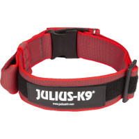 Julius K9 Color&Gray obojok s rukoväťou 40 mm - obojok pre psa s rukoväťou a bezpečnostným zámkom - červený Julius K9 Color&Gray obojok s rukoväťou 40 mm - obojok pre psa s rukoväťou a bezpečnostným zámkom - červený