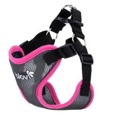 Biglo Air Flow Pink - ľahký, vzdušný a netlačiaci postroj pre psa, ružový - L Biglo Air Flow Pink - ľahký, vzdušný a netlačiaci postroj pre psa, ružový - L