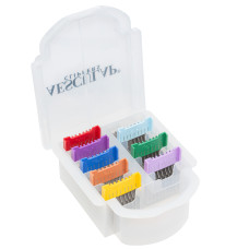 Sada hrebeňov Aesculap Clip-on Comb Set 8 ks - sada rozpier pre holiaci strojček Aesculap Akkurata Sada hrebeňov Aesculap Clip-on Comb Set 8 ks - sada rozpier pre holiaci strojček Aesculap Akkurata