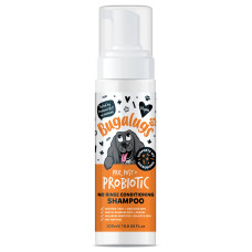 Bugalugs Pred, Po + Probiotický Bezoplachový Kondicionérový Šampón pre Psy 200ml - probiotický šampón pre psy bez oplachovania