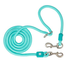 Max&Molly Lane Leash Matrix 2.0 200cm Turquoise - nastaviteľné lanové vodítko pre psov, tyrkysové - L Max&Molly Lane Leash Matrix 2.0 200cm Turquoise - nastaviteľné lanové vodítko pre psov, tyrkysové - L