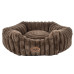 Biglo Cobe Hexagon Dark Brown - elegantný a mäkký pelech pre psov a mačky, tmavohnedý - M Biglo Cobe Hexagon Dark Brown - elegantný a mäkký pelech pre psov a mačky, tmavohnedý - M