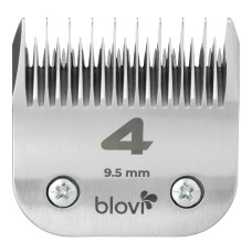 Blovi Prime Line čepeľ č. 4 - profesionálna zacvakávacia stenčovacia čepeľ vyrobená z japonskej ocele, 9,5 mm