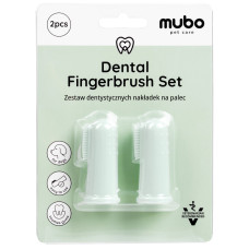 Mubo sada zubných kefiek na prsty - prstové kefky na čistenie psích zubov, sada 2 kusov. Mubo sada zubných kefiek na prsty - prstové kefky na čistenie psích zubov, sada 2 kusov.