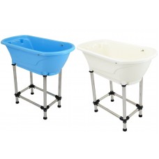 Blovi Dog Small Bath - šikovná mini vanička na kúpanie malých a stredne veľkých zvieratiek - Farba: Modrá