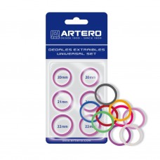 Artero - sada 6 ks vymeniteľných nožnicových krúžkov, fialová
