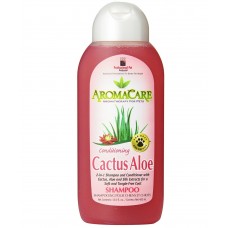 PPP AromaCare Cactus Aloe Shampoo 2v1 - hydratačný, kaktusový šampón pre psov a kondicionér v jednom, koncentrát 1:32 - 400 ml