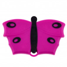 V7 mini motýľová kefa - ideálna na oblečenie - Farba: ružová
