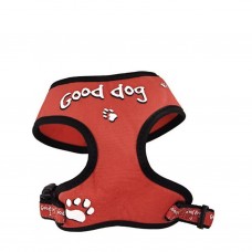 Klasický a pohodlný postroj pre psov, červený - Veľkosť: S